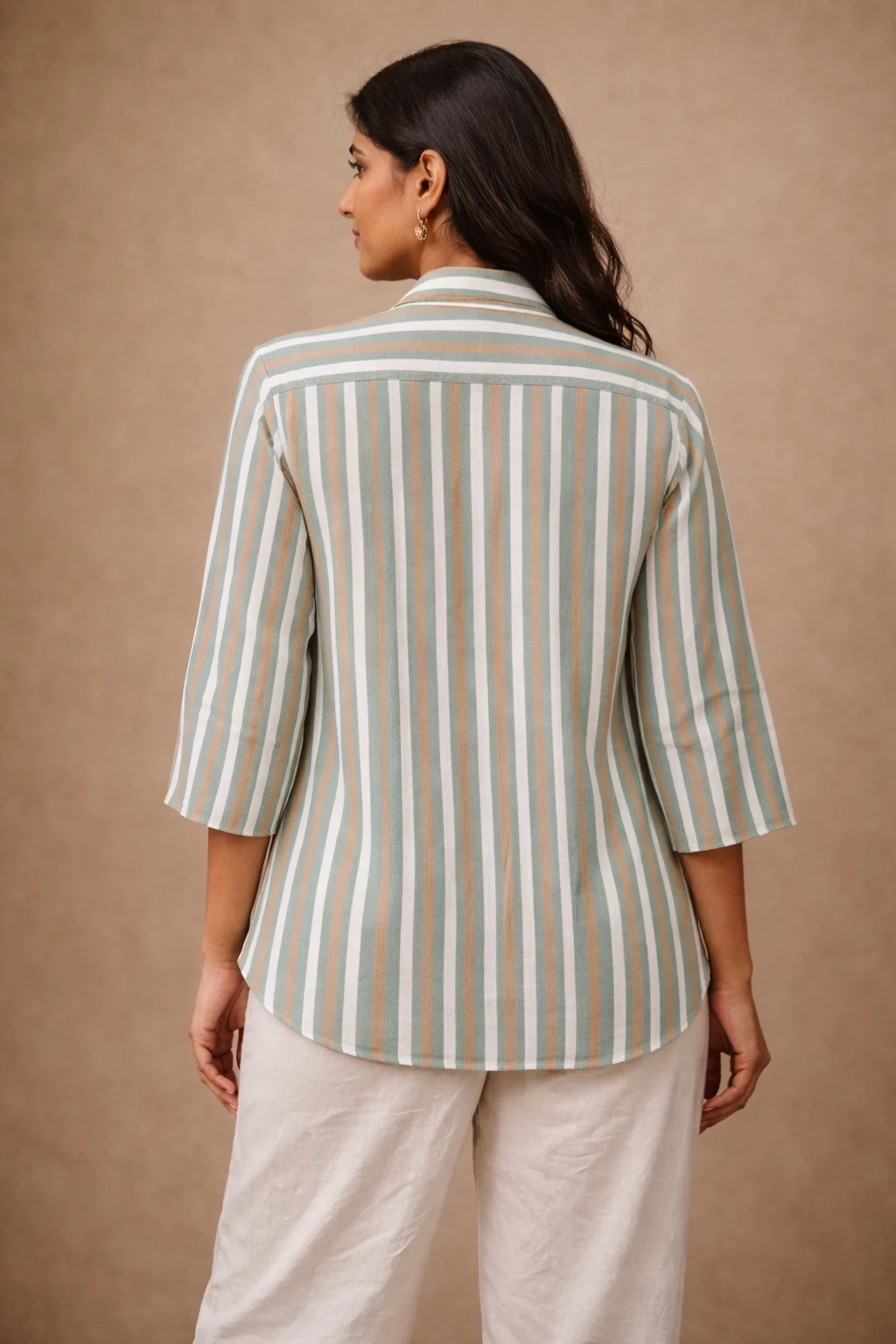 Rabistha Botanical Stripe Handcrafted Co-Ord Set