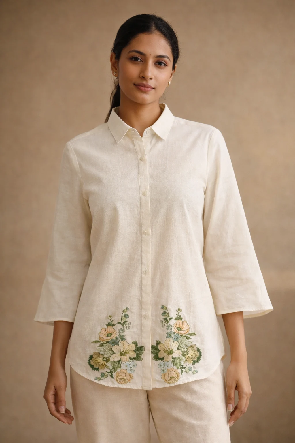 Rabistha Ivory Whisper Handcrafted Co-Ord Set