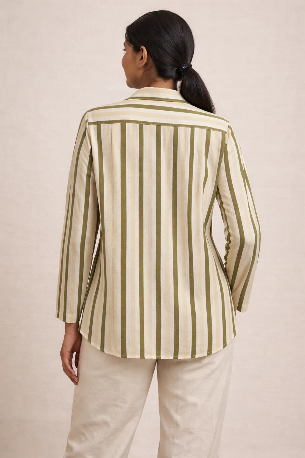 Rabistha EarthTone Floral Stripe Co-Ord Set